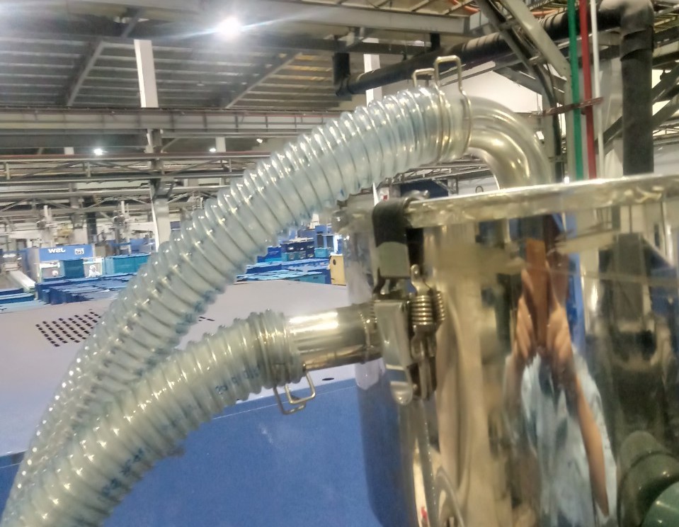 Ống dẫn hạt nhựa chống gãy gập hiệu quả trong nhà máy Honda Lock